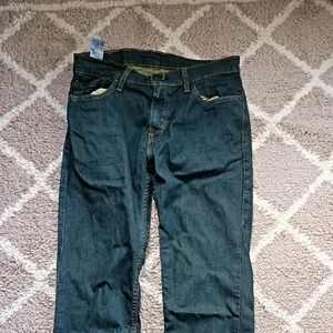 Levi's Dark Blue Straight Leg Women's Jeans